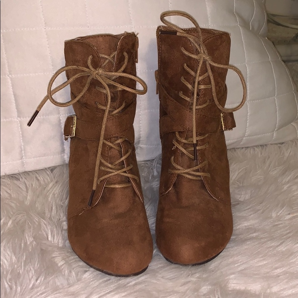Faux Suede Booties